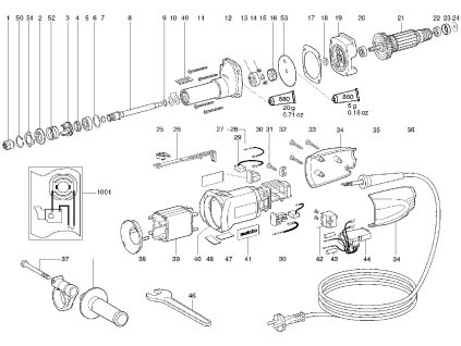 Přímá bruska GE 900 Plus Metabo 06305000