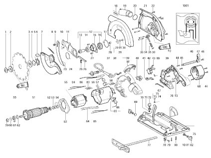 Okružní pila KS 66 Metabo 00542000