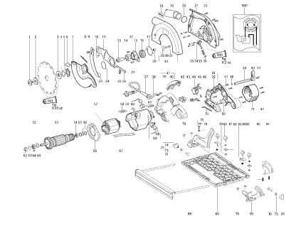 Okružní pila KS 66 Plus Metabo 00544000