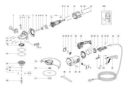 Velká Úhlová bruska W 26-180 Metabo 06452000