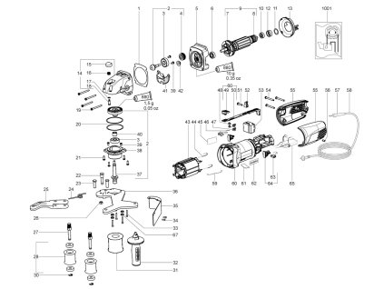 Pásová bruska na trubky RBE 12-180 Metabo 02132000