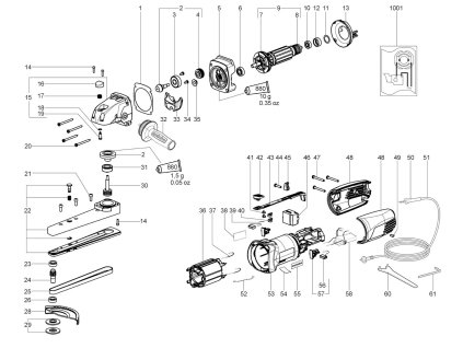 Bruska koutových spárů KNSE 12-150 Metabo 02133000