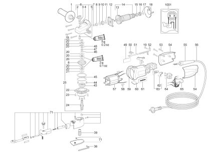 Pásový pilník BFE 9-90 Metabo 02134000
