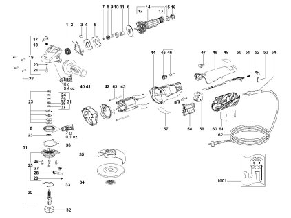 Malá úhlová bruska WEBA 14-125 Quick Metabo 01107000