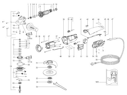 Malá úhlová bruska WE 14-125 Inox Plus Metabo 02131000