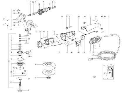 Malá úhlová bruska WEA 14-125 Plus Metabo 01105000