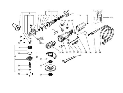 Malá úhlová bruska W 780 Metabo 06702000