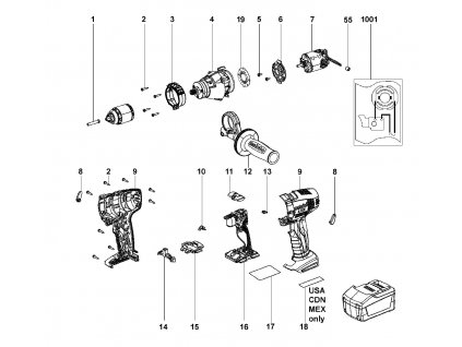 Příklepová vrtačka SB 18 LTX Metabo 02147000