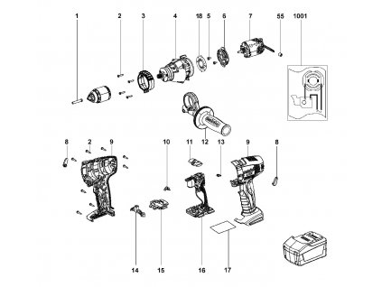 Příklepová vrtačka SB 18 LTX Impuls Metabo 02148000