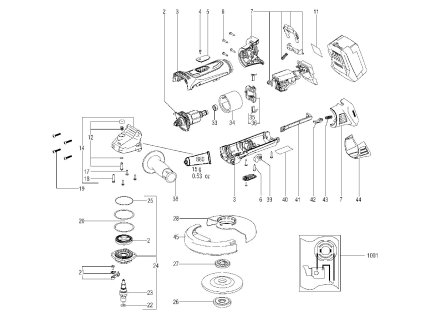 Malá úhlová bruska W 18 LTX 115 Metabo 02170000