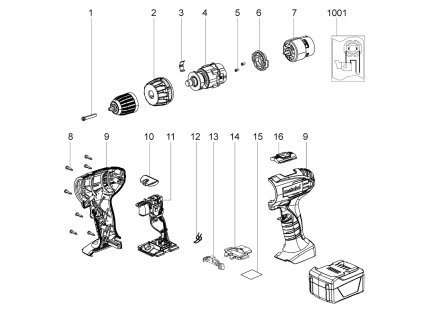 Aku šroubovák BS 12 NiCd Metabo 02172000