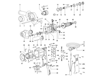 Příklepová vrtačka EVP 10-2H3 Narex 586037