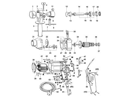 Příklepová vrtačka EVP 13 C-H3 Narex 621062