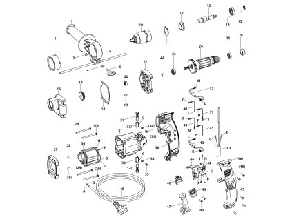 Elektrická vrtačka EV 13 F-H3 Narex 624087