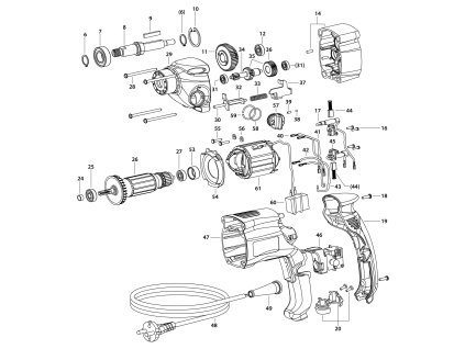 Elektrická vrtačka EV 13 G-2 Narex 65404749