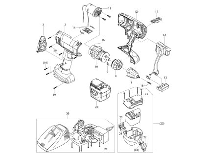 Aku šroubovák ASV 12 EA Narex 648424