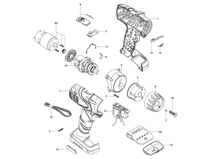 Aku šroubovák ASV 14-2A Narex 65404822