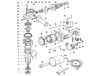 Úhlová bruska EBU 12 Narex 586001