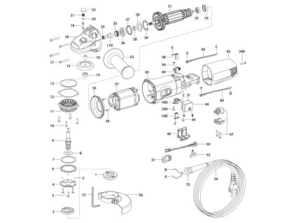Úhlová bruska EBU 12-11 Narex 763286
