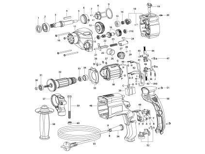 Příklepová vrtačka EVP 13 G-2A Narex 65404676