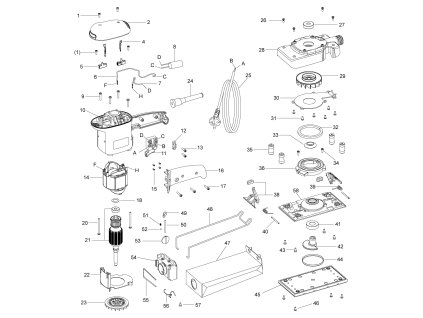 Vibrační bruska EBV 180 Narex 628331