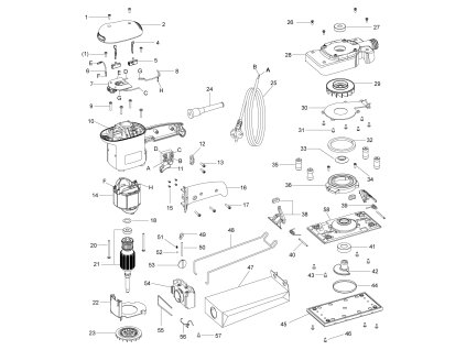 Vibrační bruska EBV 180 E Narex 628333