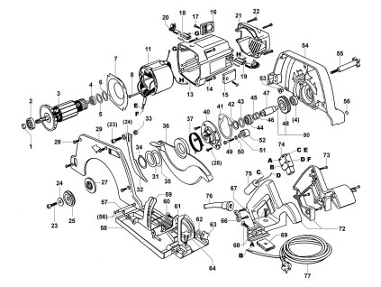 Kotoučová pila EPK 15 Narex 632245