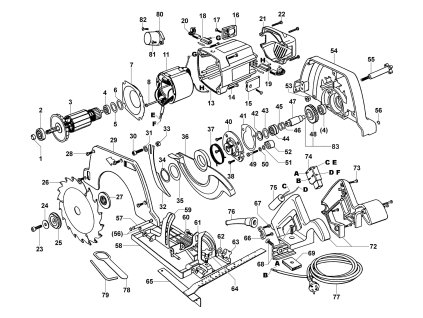Kotoučová pila EPK 16 Narex 586020