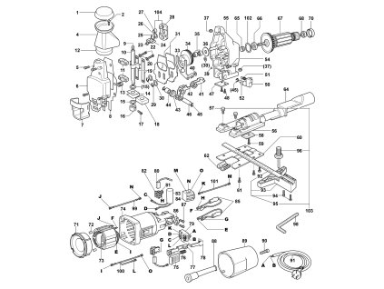 Listová pila EPL 75-E5 Narex 775694