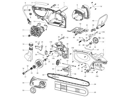 Řetezová pila EPR 35-20 Narex 777967