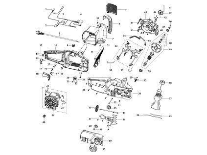 Řetezová pila EPR 40-24 A Narex 65404726