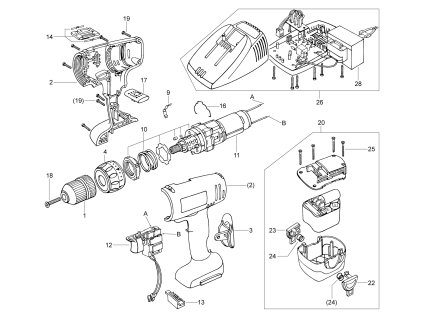 Aku šroubovák ASV 12 E Narex 630937