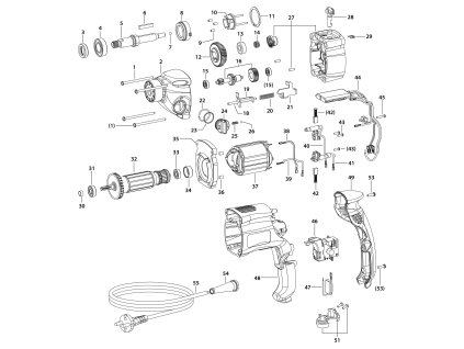 Příklepová vrtačka EVP 13 H-2CA Narex 763318