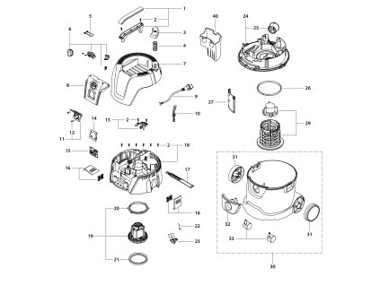 Vysavač VYS 25-21 Narex 65403610