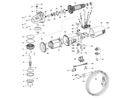 Úhlová bruska EBU 13-14 C Narex 65404744