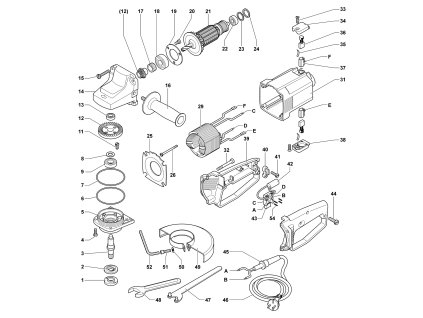 Úhlová bruska EBU 15 D Narex 621561