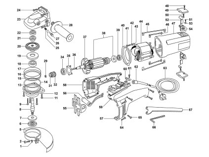 Úhlová bruska EBU 18 B-A Narex 586009