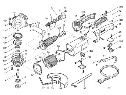 Úhlová bruska EBU 18 C-A Narex 775586