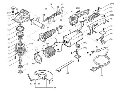Úhlová bruska EBU 23 A-A Narex 634820