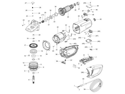 Úhlová bruska EBU 23-24 Narex 65404747