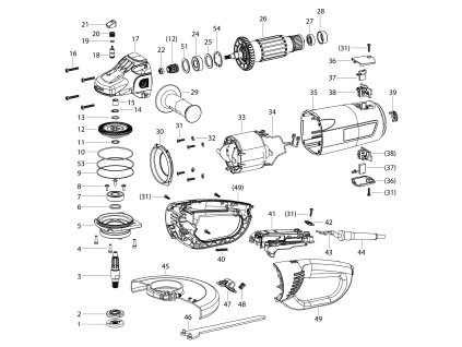 Úhlová bruska EBU 23-24 C Narex 778106