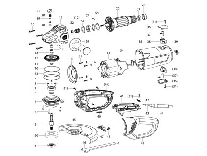 Úhlová bruska EBU 23-26 CA Narex 778107