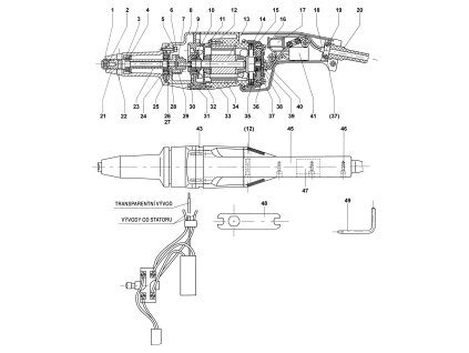 Přímá bruska EB 303 D Narex 403928