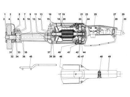 Obvodová bruska EBO 10 Narex 403930