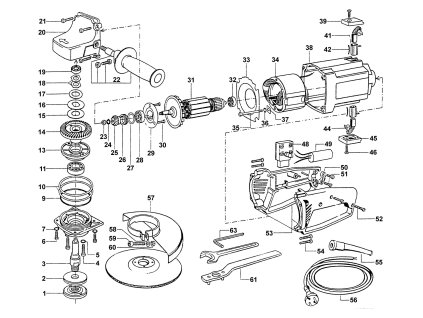 Úhlová bruska EBU 15 S Narex 403932