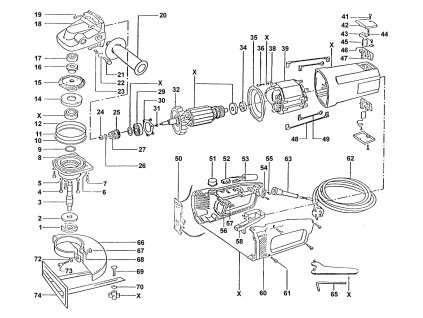 Úhlová bruska EBU 18-E2 Narex 403933