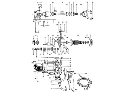 Příklepová vrtačka EVP 13 B-2S Narex 404004
