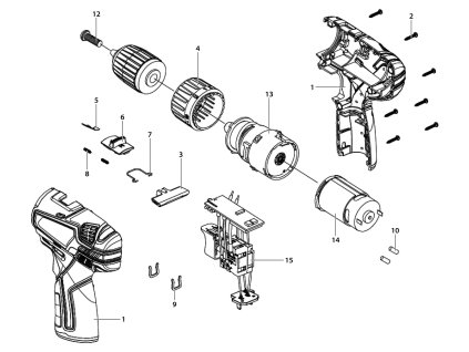 Aku šroubovák ASV 120-2 Narex 65405517