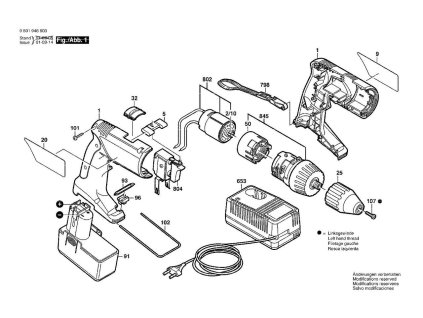 Aku vrtací šroubovák GSR 14,4 VPE-2 Bosch 06019464AE
