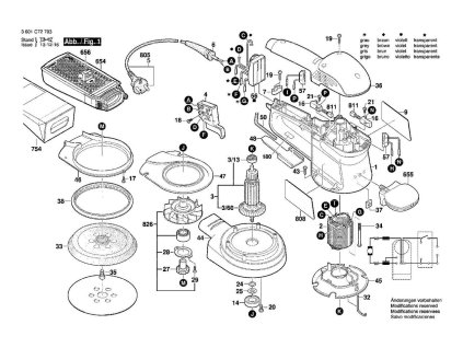 Excentrická bruska GEX 150 AC Bosch 3601C72703